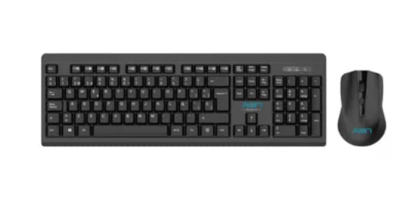 COMBO TECLADO Y MOUSE AON WIRELESS AO-KB-1001